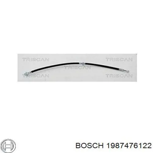 1987476122 Bosch tubo flexible de frenos trasero derecho