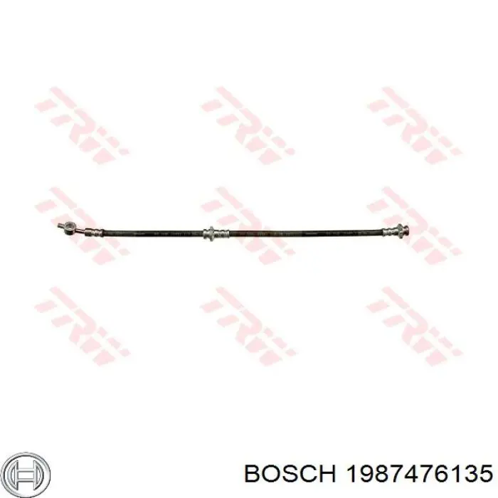 1 987 476 135 Bosch tubo flexible de frenos delantero izquierdo