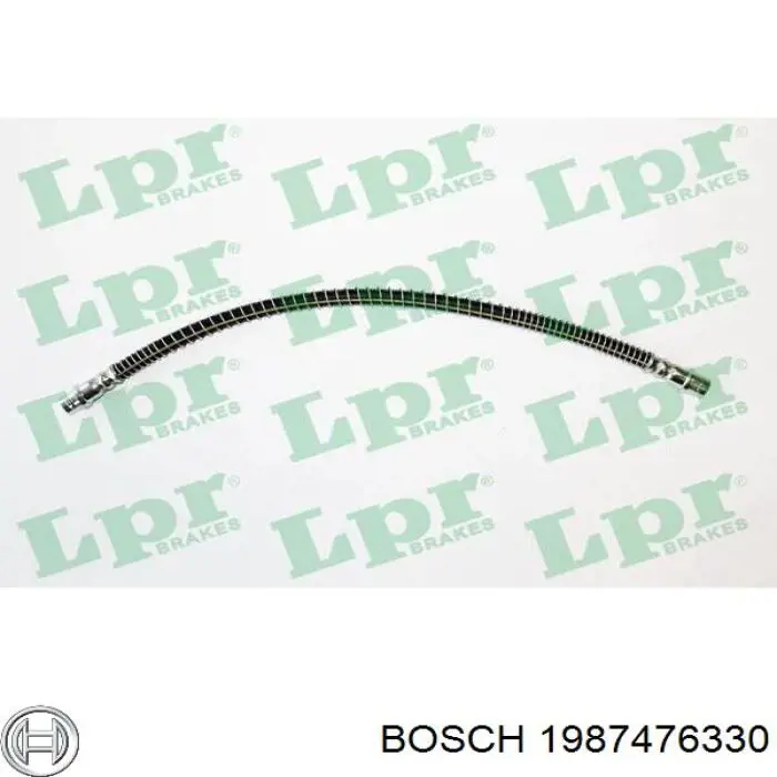 1987476330 Bosch tubo flexible de frenos trasero