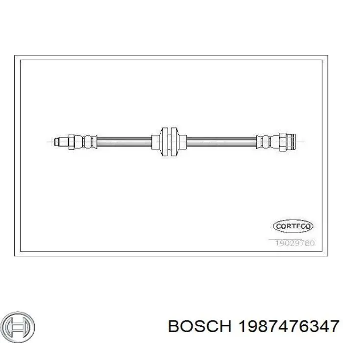  Tubo flexible de frenos trasero para Alfa Romeo 147 937