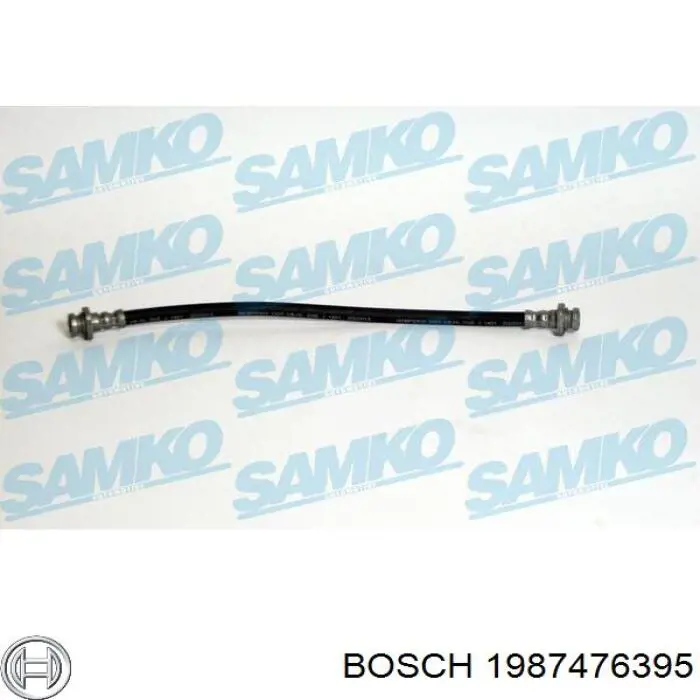 1987476395 Bosch tubo flexible de frenos trasero