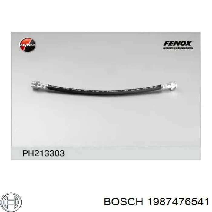 1987476541 Bosch tubo flexible de frenos trasero