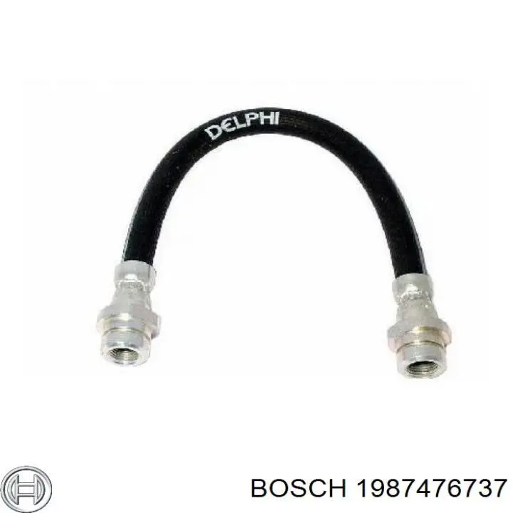 1 987 476 737 Bosch tubo flexible de frenos trasero