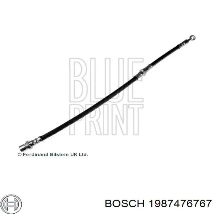 1987476767 Bosch tubo flexible de frenos delantero derecho