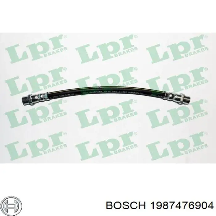 1987476904 Bosch tubo flexible de frenos trasero