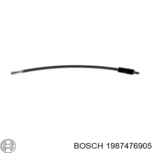 1987476905 Bosch tubo flexible de frenos trasero