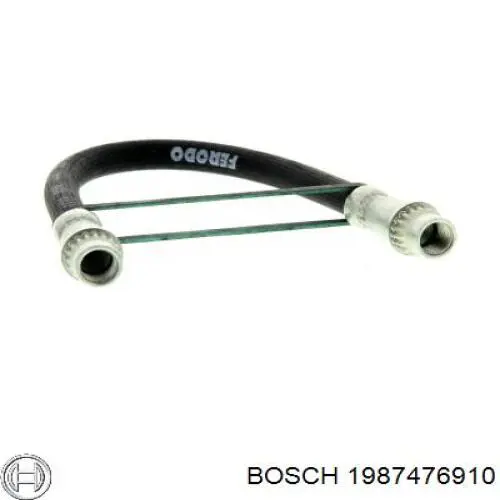 1987476910 Bosch tubo flexible de frenos trasero