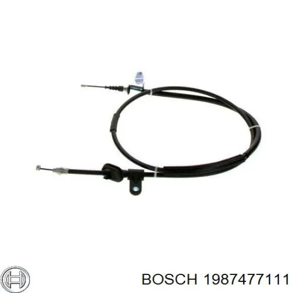 1 987 477 111 Bosch cable de freno de mano trasero izquierdo