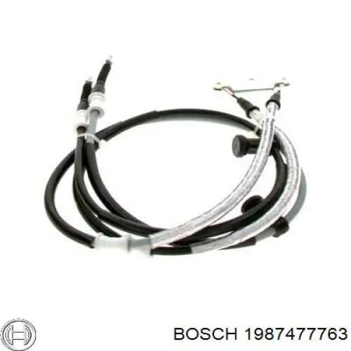 1 987 477 763 Bosch cable de freno de mano trasero derecho/izquierdo