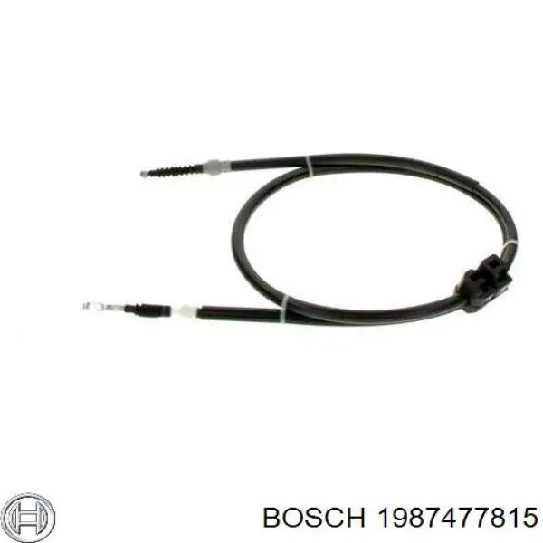 1987477815 Bosch cable de freno de mano trasero derecho