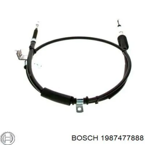  Cable de freno de mano trasero derecho para Honda Accord 3 