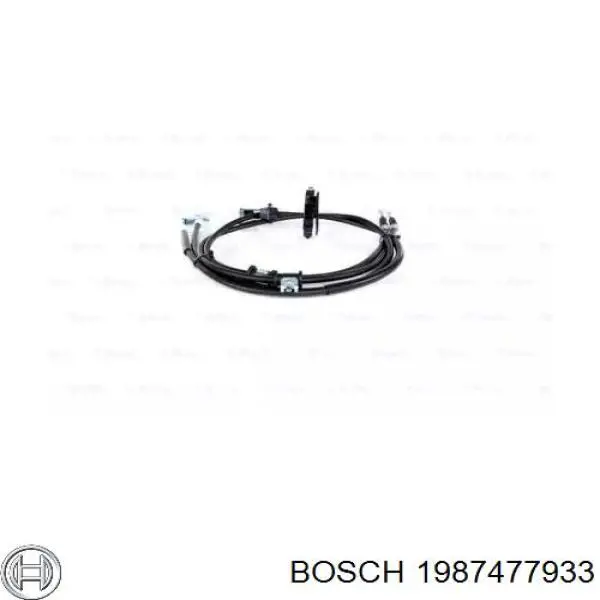 1987477933 Bosch cable de freno de mano trasero derecho/izquierdo