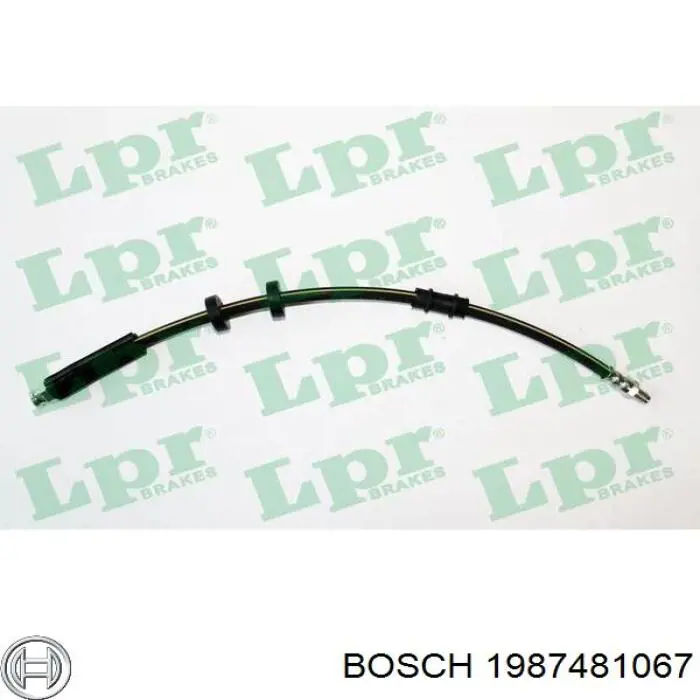 1 987 481 067 Bosch latiguillo de freno delantero