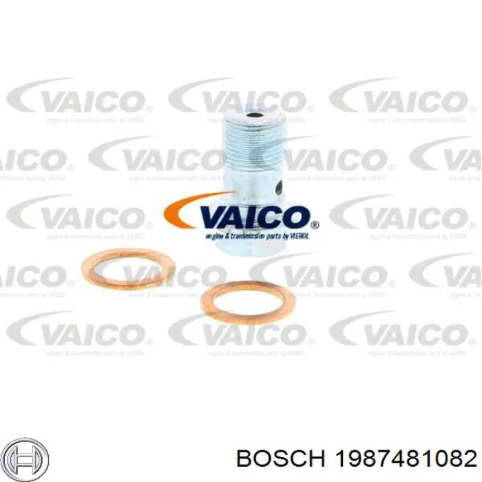 1987481082 Bosch tubo flexible de frenos trasero