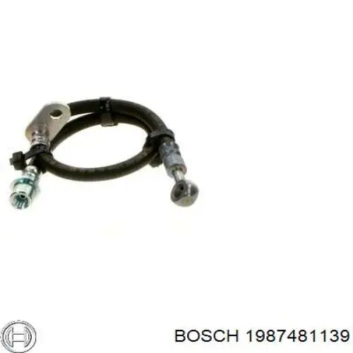 1987481139 Bosch tubo flexible de frenos delantero izquierdo