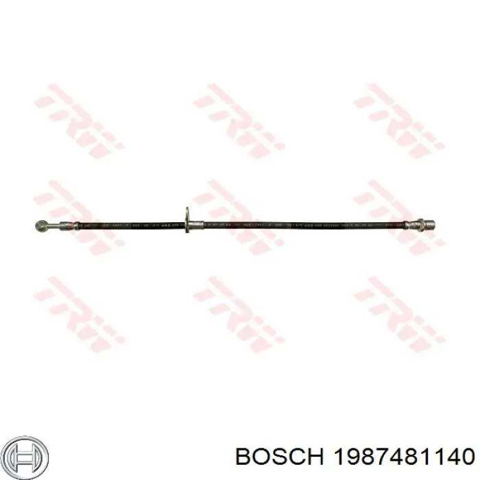 1987481140 Bosch tubo flexible de frenos delantero derecho