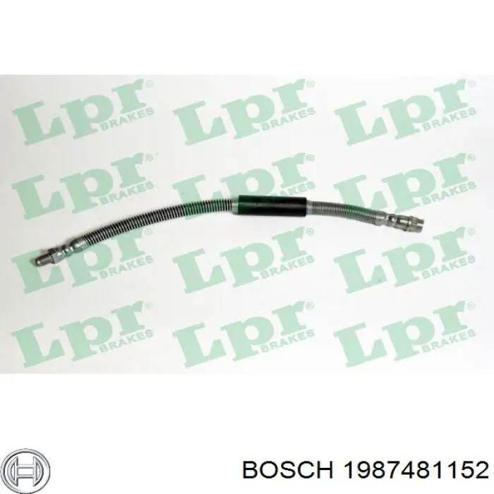 1987481152 Bosch tubo flexible de frenos trasero