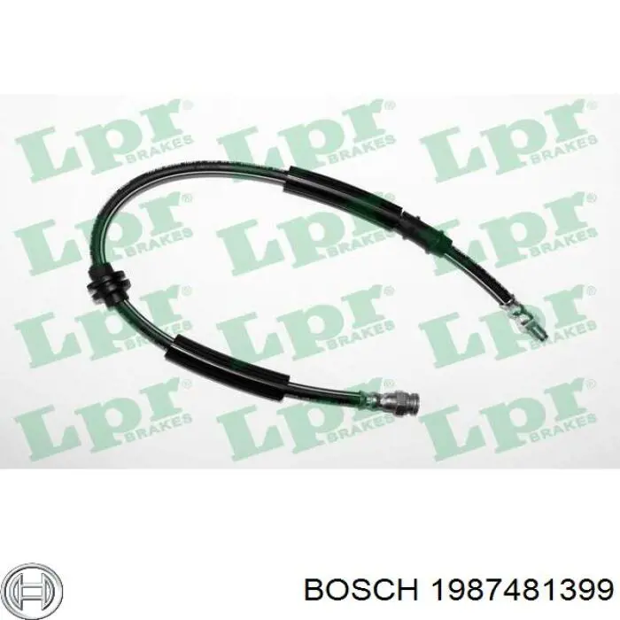  Latiguillo de freno delantero para Alfa Romeo 159 939