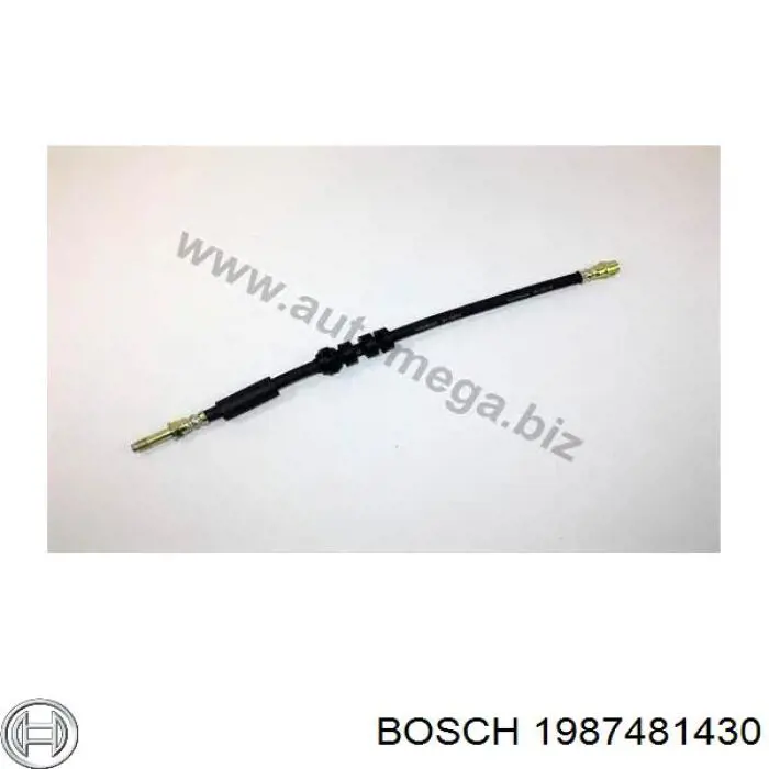 1 987 481 430 Bosch tubo flexible de frenos trasero