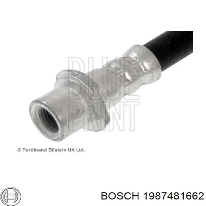 1987481662 Bosch tubo flexible de frenos trasero derecho