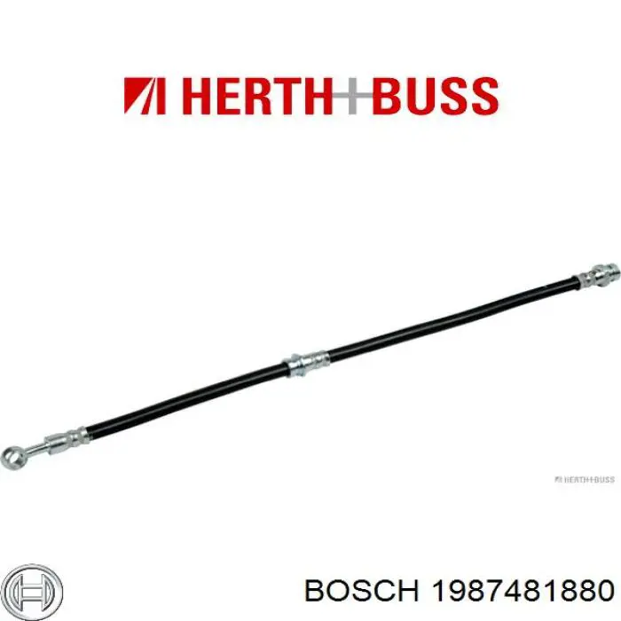 1987481880 Bosch tubo flexible de frenos trasero