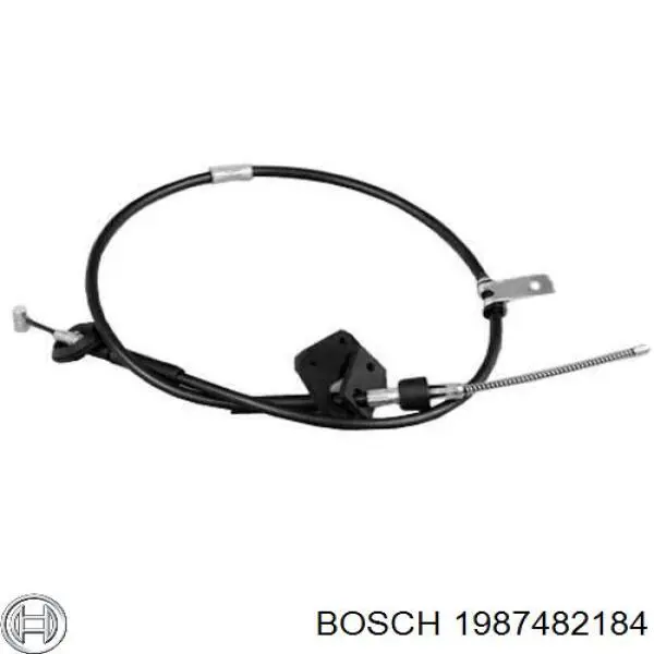 1987482184 Bosch cable de freno de mano trasero izquierdo