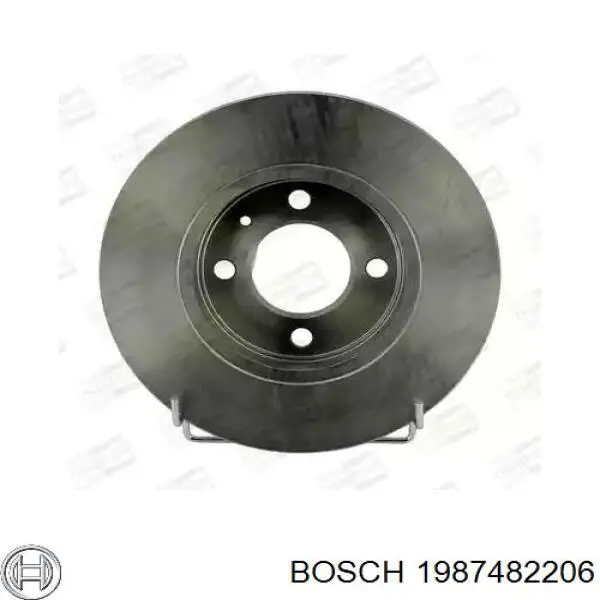 1987482206 Bosch cable de freno de mano trasero izquierdo