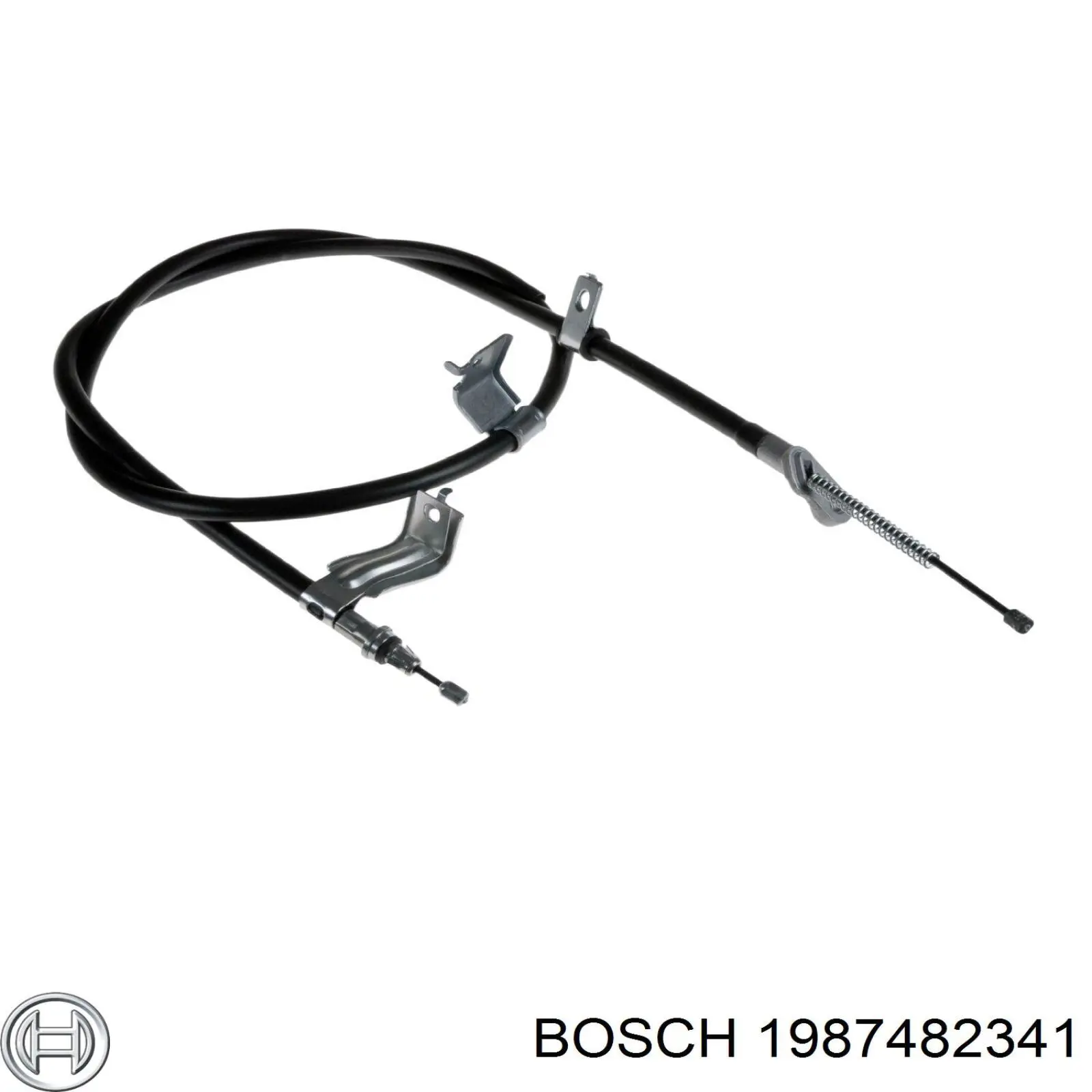 1 987 482 341 Bosch cable de freno de mano trasero derecho