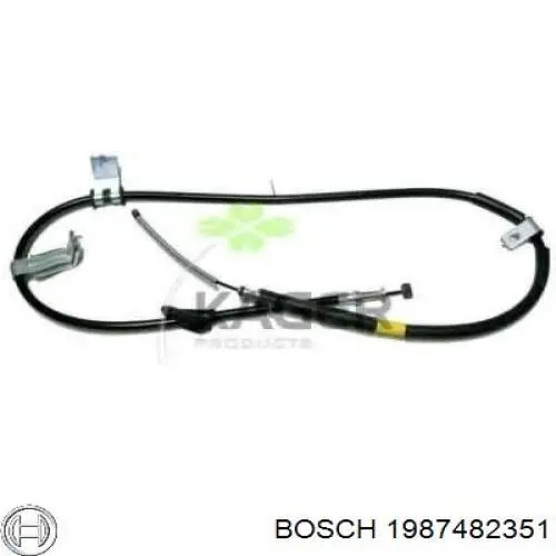  Cable de freno de mano trasero derecho para Subaru Outback BP