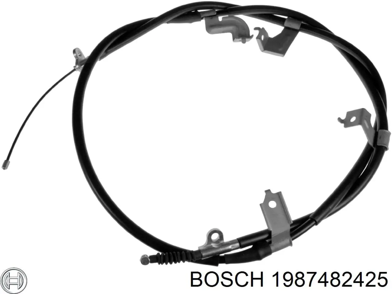 1987482425 Bosch cable de freno de mano trasero izquierdo