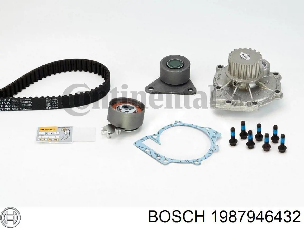 1987946432 Bosch kit correa de distribución