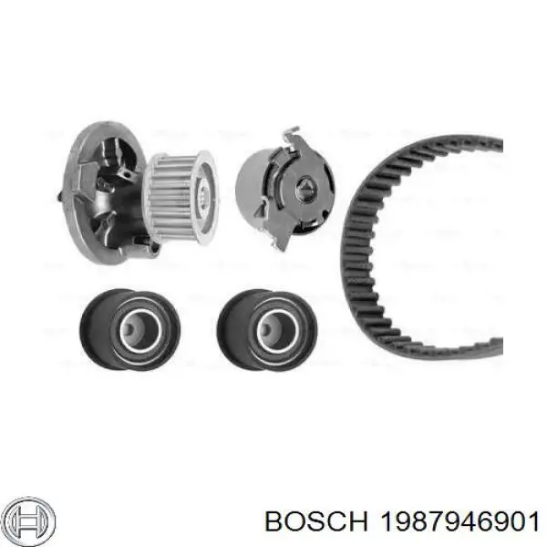 1 987 946 901 Bosch kit correa de distribución