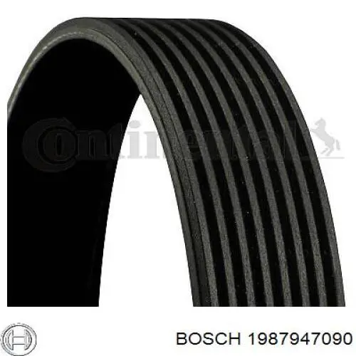 1 987 947 090 Bosch correa trapezoidal