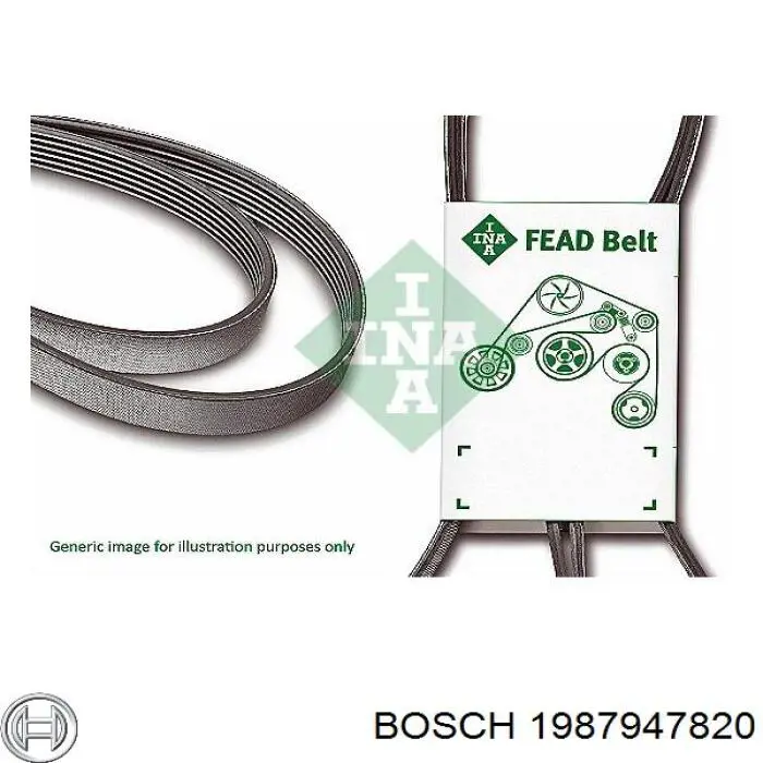 1987947820 Bosch correa trapezoidal