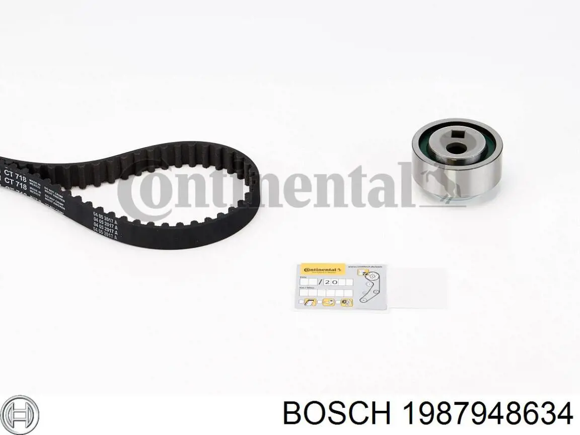 1987948634 Bosch kit correa de distribución