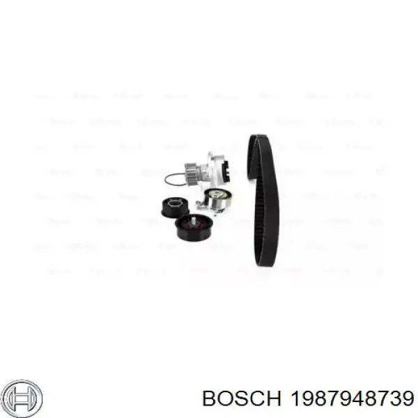 1987948739 Bosch kit correa de distribución