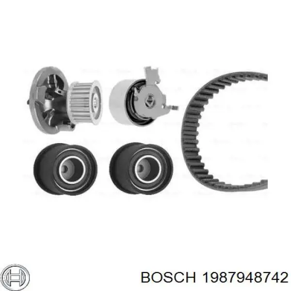 1987948742 Bosch kit correa de distribución