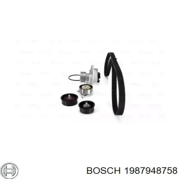 1987948758 Bosch kit correa de distribución