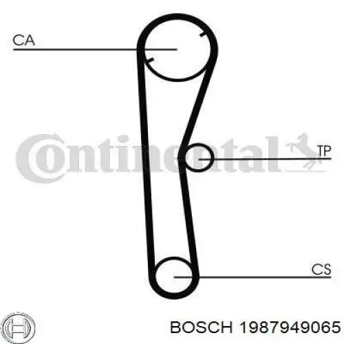 1987949065 Bosch correa distribucion