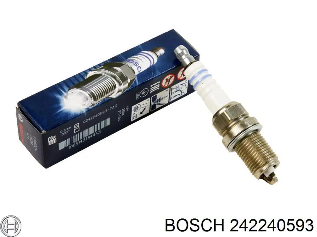 242240593 Bosch bujía de encendido