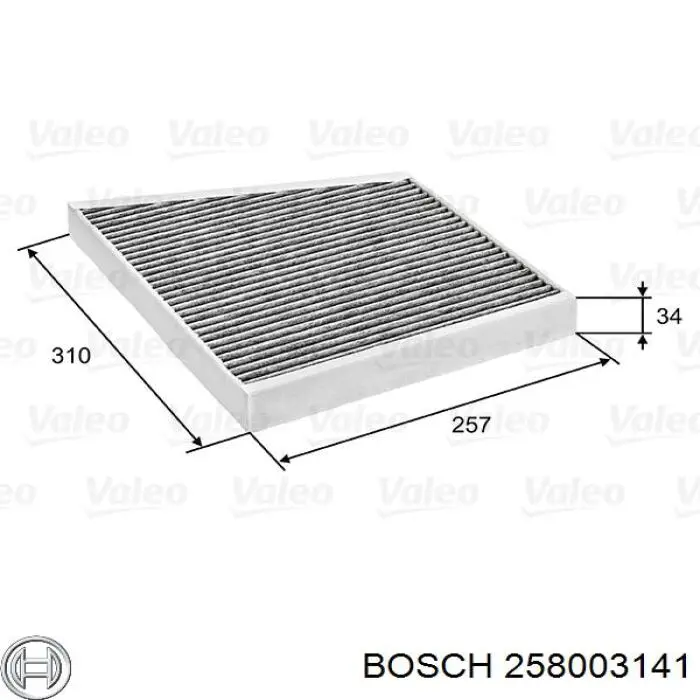 258003141 Bosch sonda lambda sensor de oxigeno para catalizador