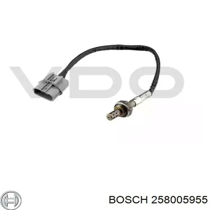 258005955 Bosch sonda lambda sensor de oxigeno para catalizador