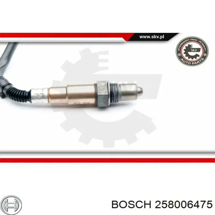 258006475 Bosch sonda lambda sensor de oxigeno post catalizador