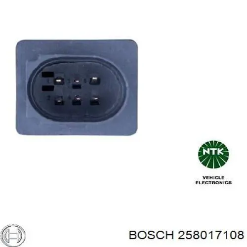 258017108 Bosch sonda lambda sensor de oxigeno para catalizador