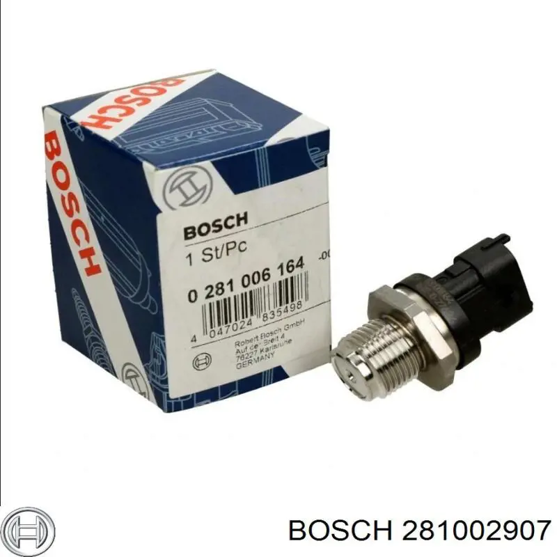 281002907 Bosch regulador de presión de combustible, rampa de inyectores