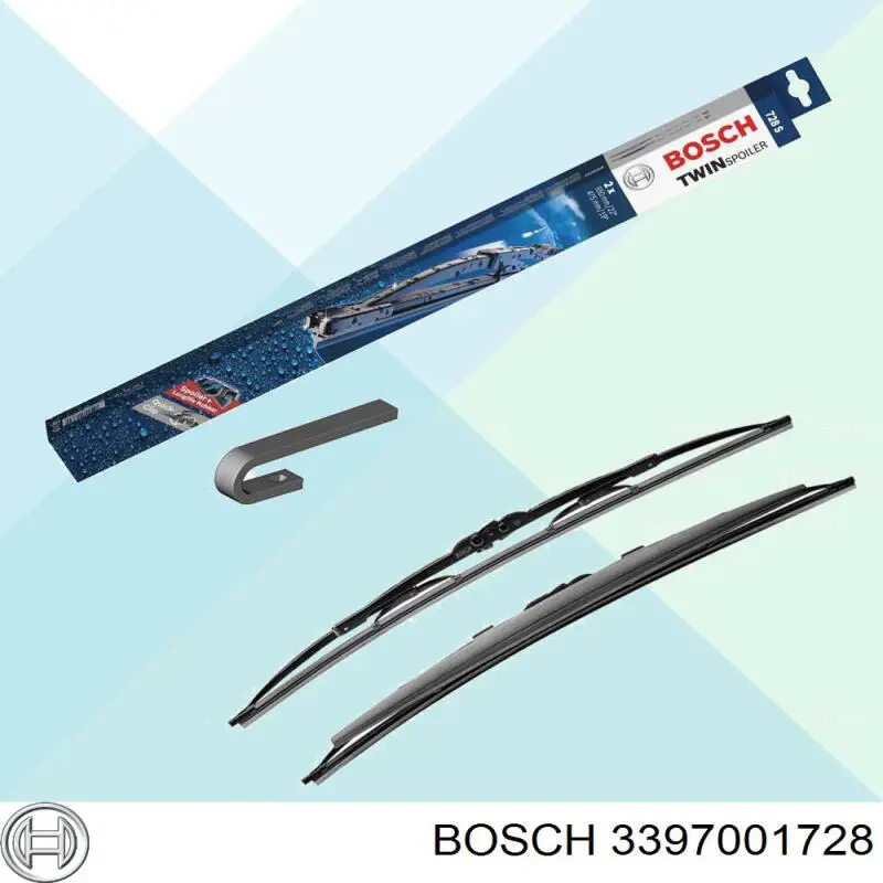 3397001728 Bosch limpiaparabrisas de luna delantera conductor