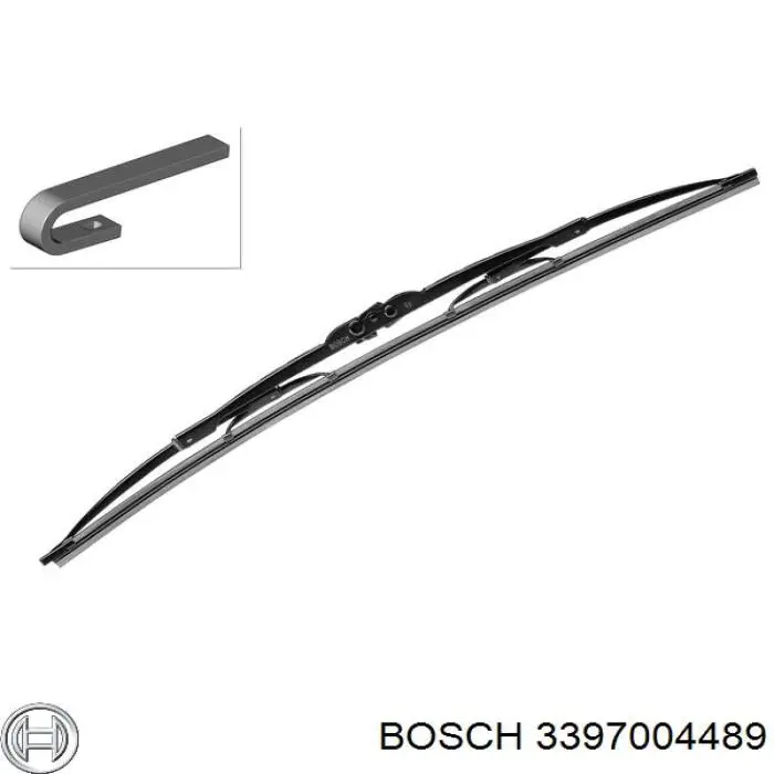 3 397 004 489 Bosch limpiaparabrisas de luna delantera conductor