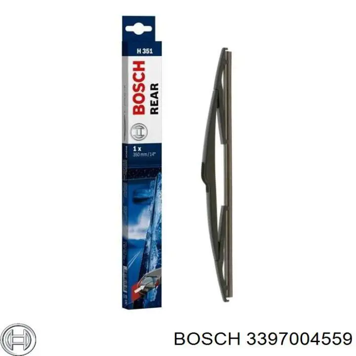 3397004559 Bosch limpiaparabrisas de luna trasera