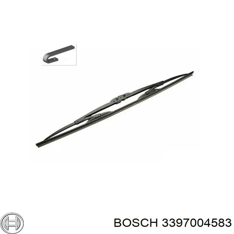 3397004583 Bosch limpiaparabrisas de luna delantera copiloto