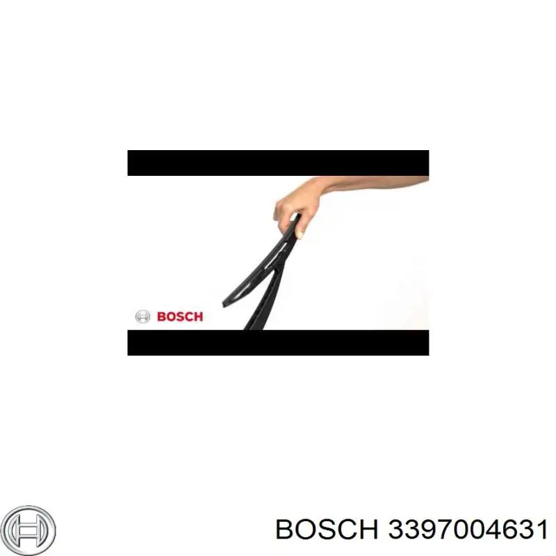 3397004631 Bosch limpiaparabrisas de luna trasera